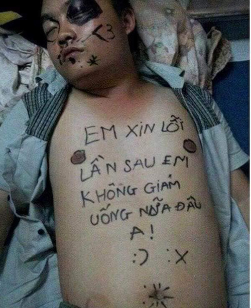 Cách vợ trừng trị chồng say rượu