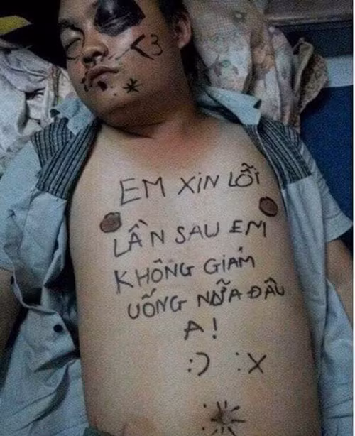 Cách vợ trừng trị chồng say rượu