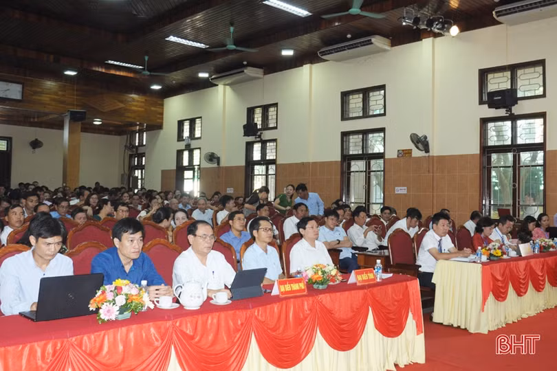 14 thí sinh tham dự hội thi báo cáo viên Thành ủy Hà Tĩnh