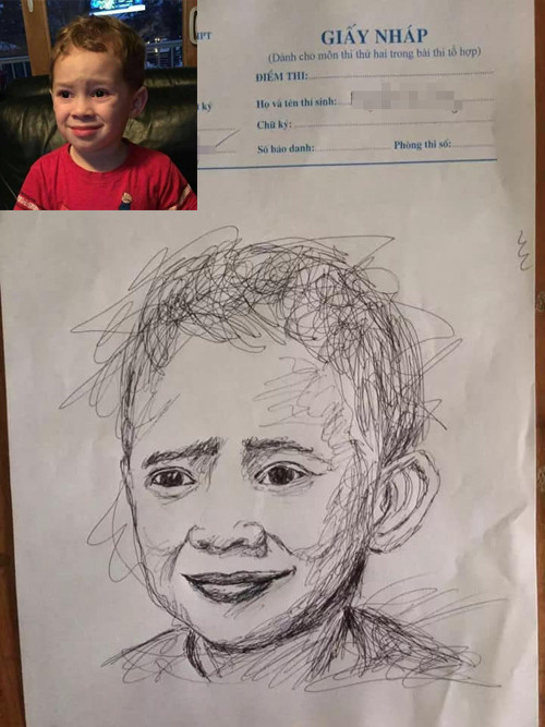 Những “siêu phẩm” hội họa trên giấy nháp của sĩ tử