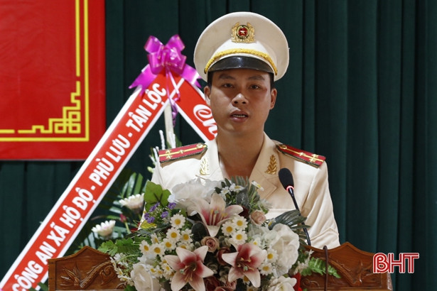 4 công an chính quy đảm nhiệm các chức danh Công an xã Thạch Kim