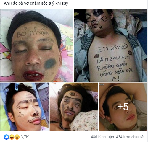 Cách vợ trừng trị chồng say rượu