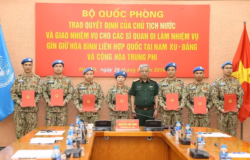 Thêm 7 sỹ quan Việt Nam đi gìn giữ hòa bình Liên hợp quốc
