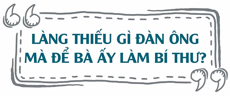 Bà bí thư “chân không chạm đất”