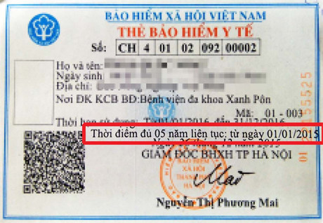 bhxh vn giai thich ve dong chu thoi diem du 5 nam tren the bhyt
