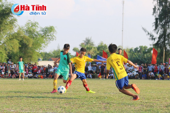 to chuc thanh cong giai bong da nam thieu nien loc ha nam 2016