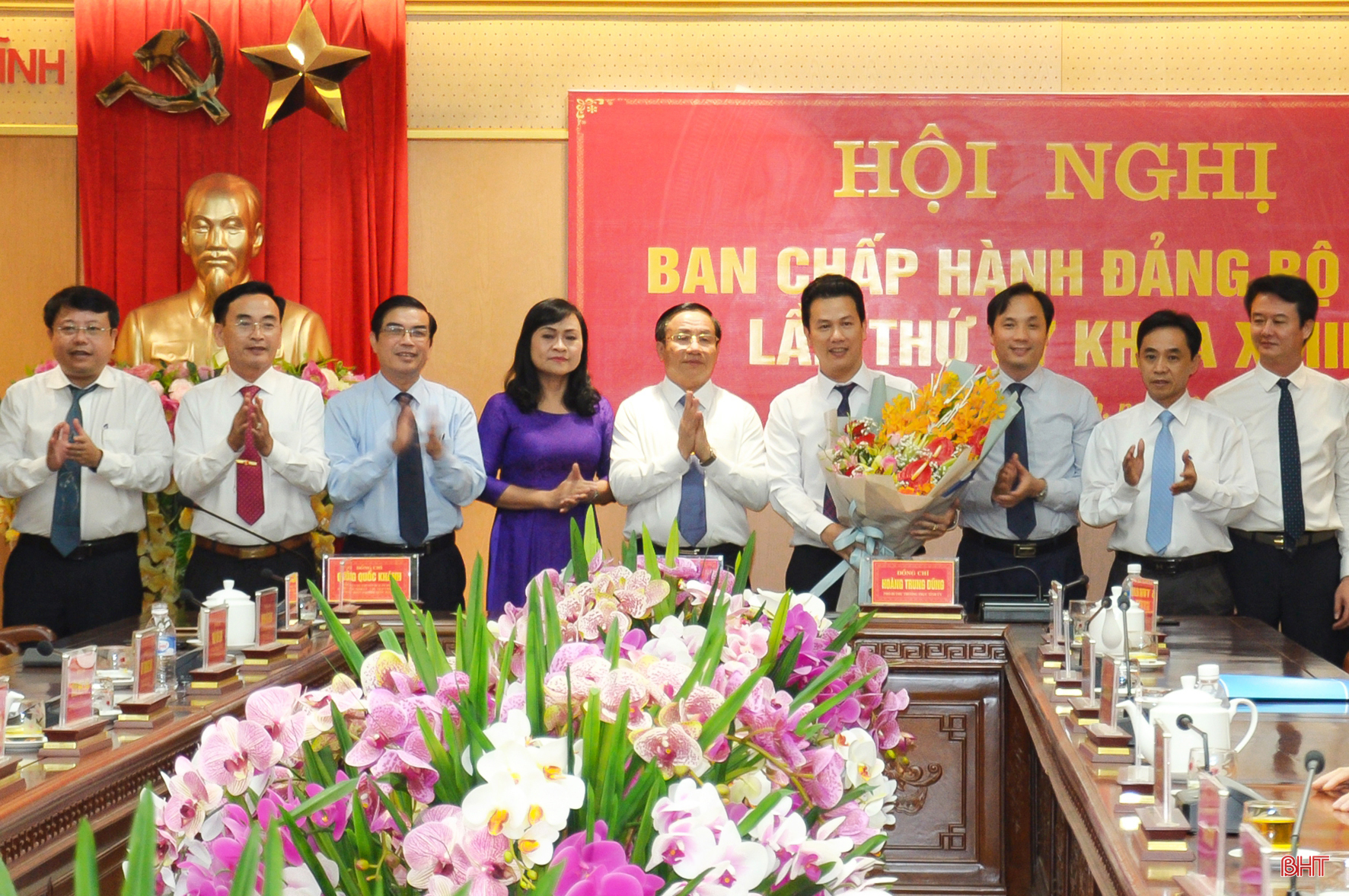 Lãnh đạo Hà Tĩnh chúc mừng đồng chí Đặng Quốc Khánh nhận nhiệm vụ mới tại Hà Giang