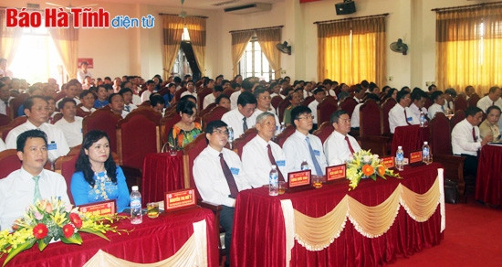 Đảng bộ các huyện Thạch Hà, Lộc Hà đại hội nhiệm kỳ 2015 - 2020 ảnh 6