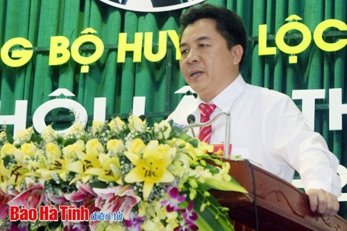 Đảng bộ các huyện Thạch Hà, Lộc Hà đại hội nhiệm kỳ 2015 - 2020 ảnh 9