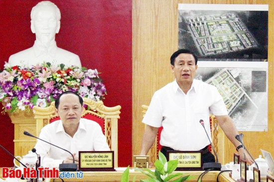 Trung tâm hành chính Hà Tĩnh phải thể hiện nét đặc trưng, là điểm nhấn của thành phố ảnh 1 Trung tâm hành chính Hà Tĩnh phải thể hiện nét đặc trưng, là điểm nhấn của thành phố ảnh 1