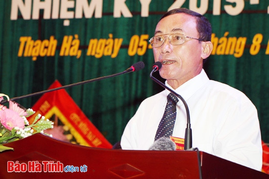 Đảng bộ các huyện Thạch Hà, Lộc Hà đại hội nhiệm kỳ 2015 - 2020 ảnh 3