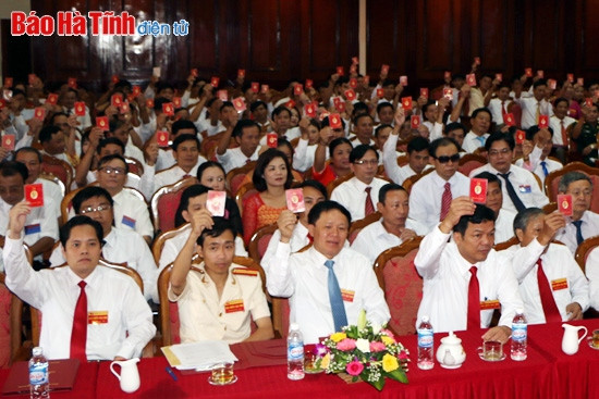 Đại hội Đảng các huyện Lộc Hà, Thạch Hà bầu trực tiếp Bí thư huyện ủy ảnh 2