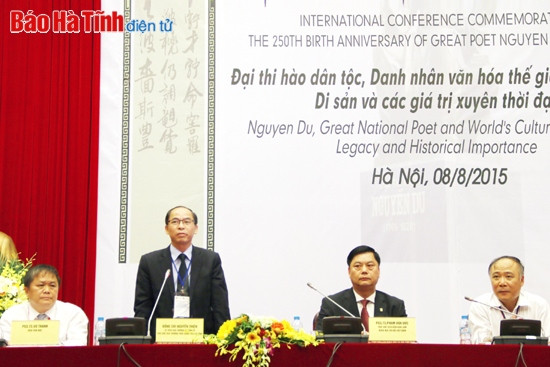 Tổ chức thành công Hội thảo quốc tế về Đại thi hào Nguyễn Du ảnh 1