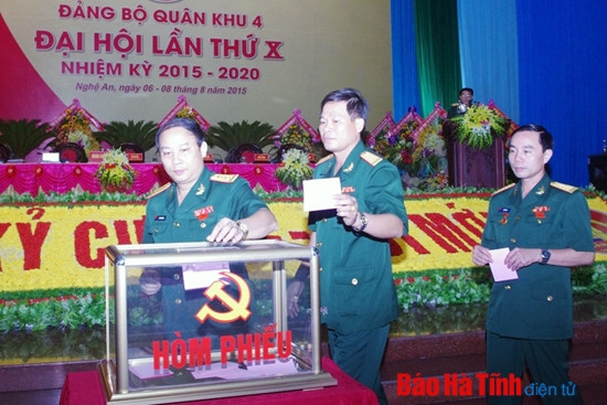 Đảng bộ Quân khu 4 Đại hội lần thứ X, nhiệm kỳ 2015 – 2020 ảnh 7