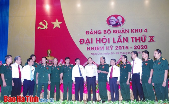 Đảng bộ Quân khu 4 Đại hội lần thứ X, nhiệm kỳ 2015 – 2020 ảnh 4