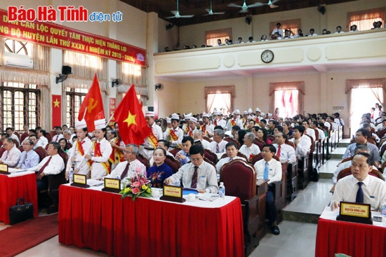 Đảng bộ huyện Can Lộc, thị xã Hồng Lĩnh đại hội nhiệm kỳ 2015-2020 ảnh 3