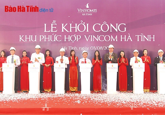 Khởi công xây dựng Khu phức hợp Vincom Hà Tĩnh ảnh 1 Khởi công xây dựng Khu phức hợp Vincom Hà Tĩnh ảnh 1