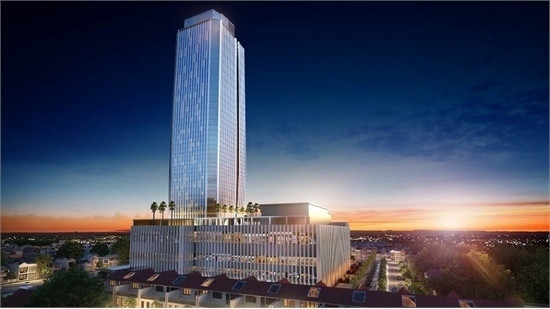 Phối cảnh dự án Khu phức hợp Vincom Hà Tĩnh. Phối cảnh dự án Khu phức hợp Vincom Hà Tĩnh.