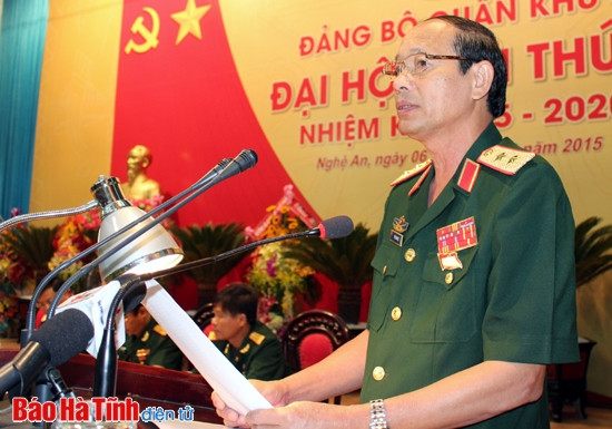 Đảng bộ Quân khu 4 Đại hội lần thứ X, nhiệm kỳ 2015 – 2020 ảnh 2