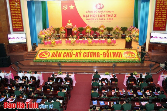 Đảng bộ Quân khu 4 Đại hội lần thứ X, nhiệm kỳ 2015 – 2020 ảnh 1