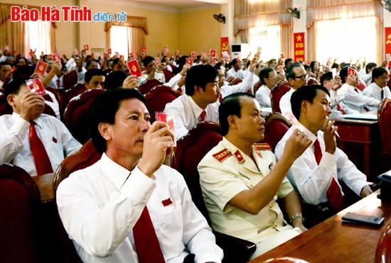 Bầu trực tiếp chức danh Bí thư Thị ủy Hồng Lĩnh, Bí thư Huyện ủy Can Lộc ảnh 3