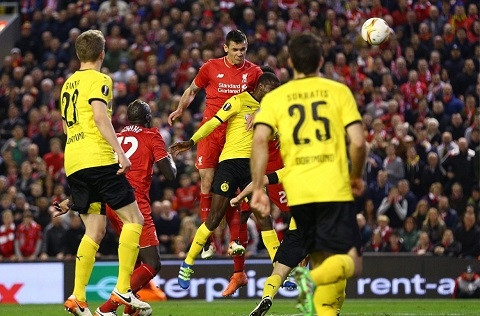 Liverpool ngược dòng thần kỳ, tiễn Dortmund rời Europa League ảnh 3 Liverpool ngược dòng thần kỳ, tiễn Dortmund rời Europa League ảnh 3