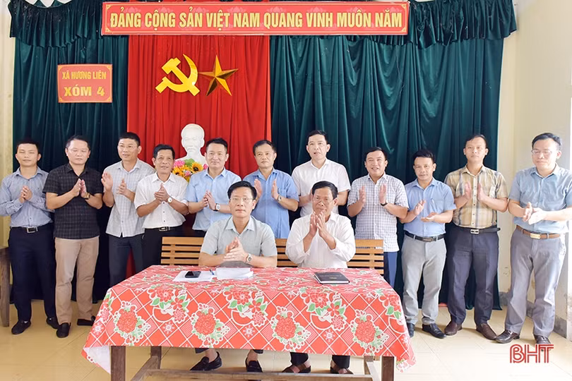 Sở Tài chính Hà Tĩnh đỡ đầu thôn biên giới xây dựng nông thôn mới