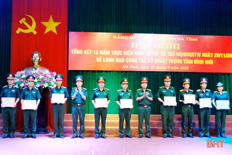 Công tác kỹ thuật của LLVT Hà Tĩnh có nhiều chuyển biến, ngày càng đi vào chiều sâu