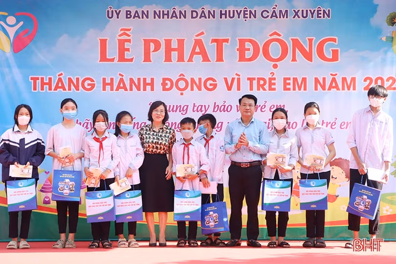 Cẩm Xuyên phát huy mọi nguồn lực để bảo vệ, chăm sóc trẻ em
