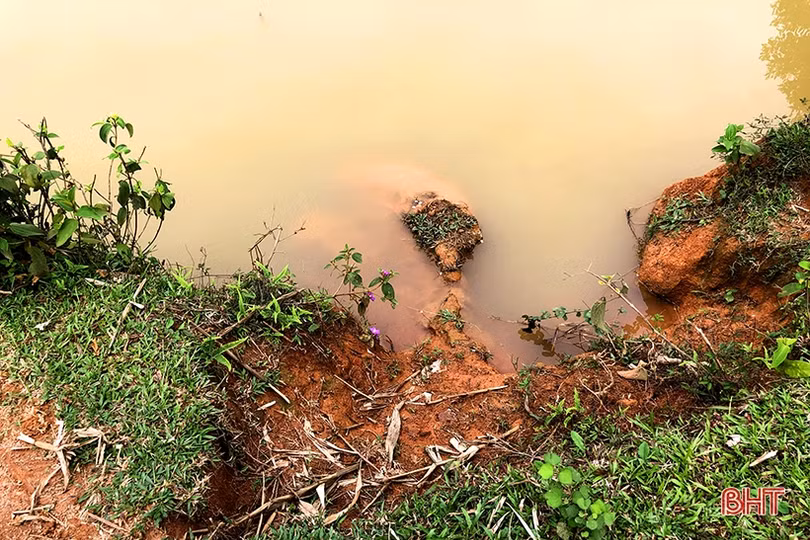 Đập Đình Đẹ bị xói lở nghiêm trọng, người dân bất an!