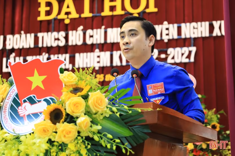 Các địa phương cấp huyện ở Hà Tĩnh đại hội Đoàn nhiệm kỳ 2022 - 2027