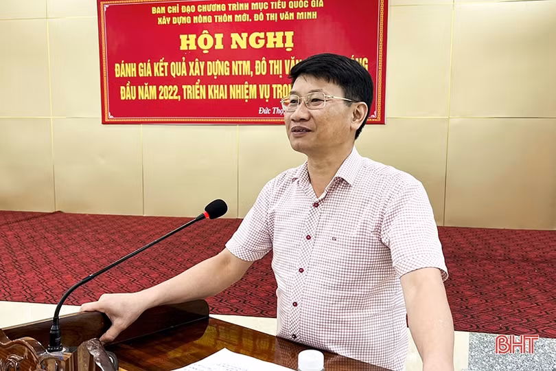 Đức Thọ phấn đấu xây dựng 6 xã đạt chuẩn NTM nâng cao, 3 xã NTM kiểu mẫu trong năm 2022