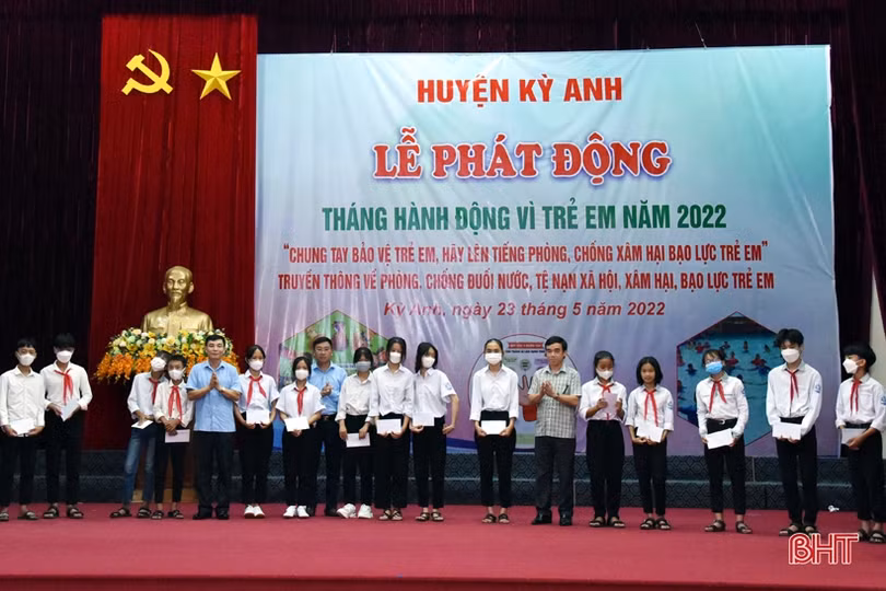 Các địa phương ở Hà Tĩnh phát động Tháng hành động vì trẻ em năm 2022