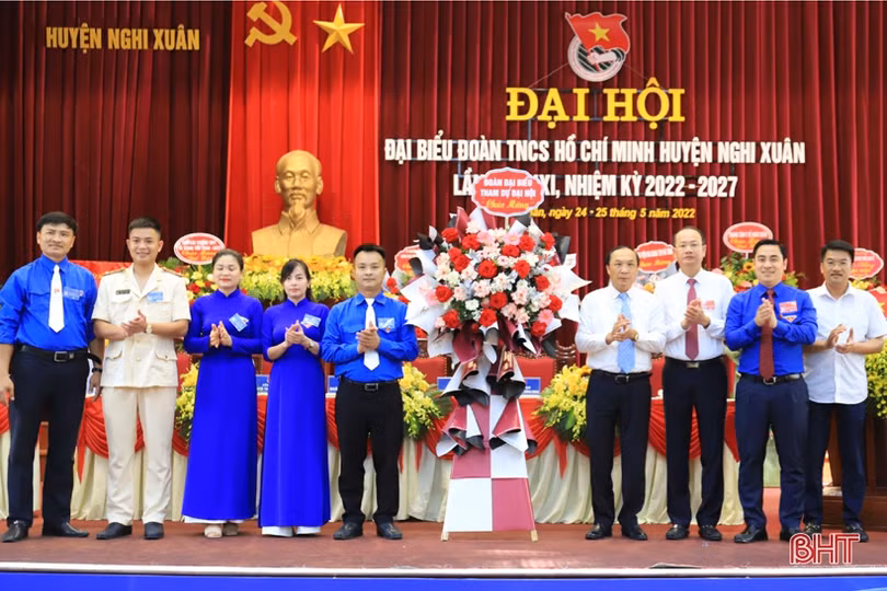 Các địa phương cấp huyện ở Hà Tĩnh đại hội Đoàn nhiệm kỳ 2022 - 2027