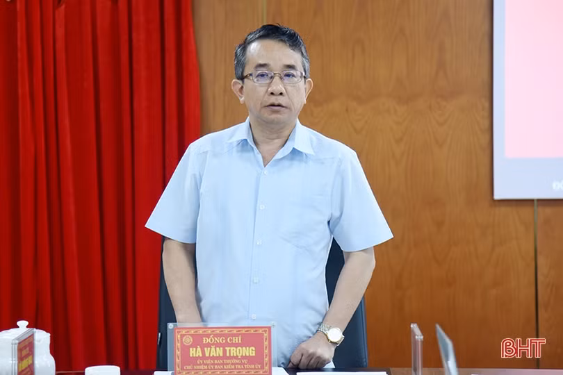 Ủy ban Kiểm tra Tỉnh ủy Hà Tĩnh thông báo kết quả kỳ họp 15