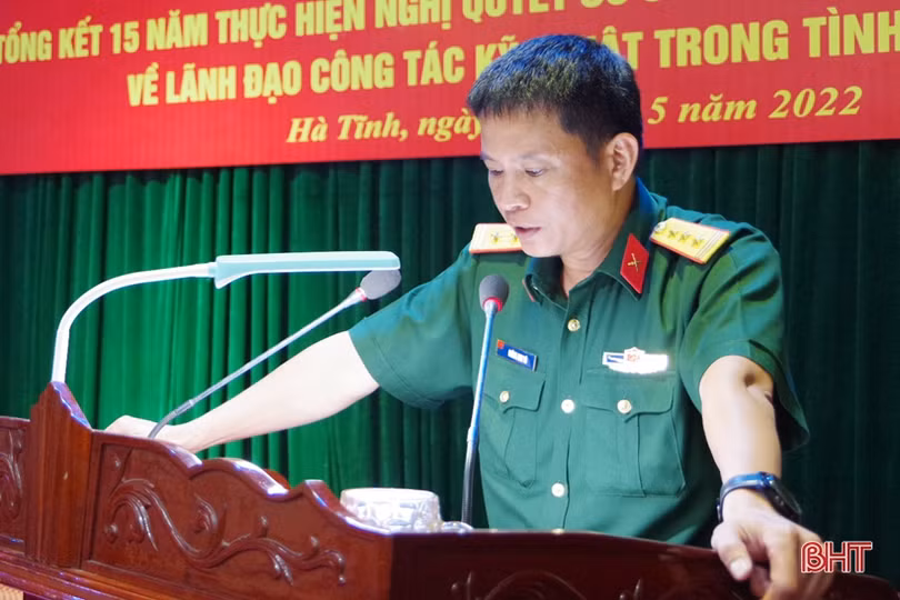 Công tác kỹ thuật của LLVT Hà Tĩnh có nhiều chuyển biến, ngày càng đi vào chiều sâu