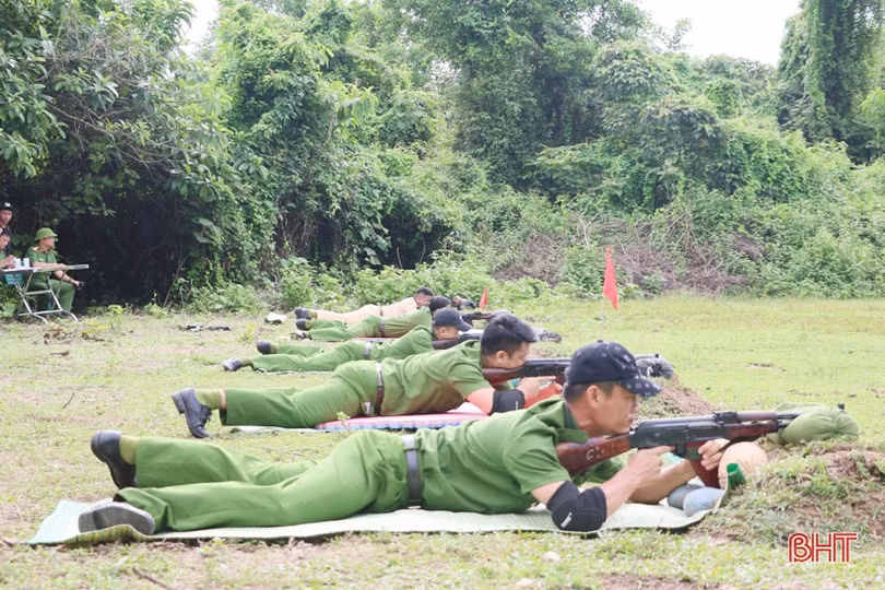 Sẵn sàng cho Hội thi điều lệnh, bắn súng, võ thuật Công an Nhân dân tại Hà Tĩnh 