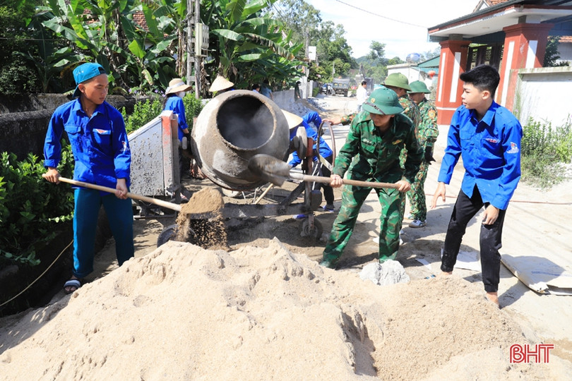 28 hộ dân ở Nghi Xuân hiến 740 m<sup>2</sup> đất mở rộng đường giao thông