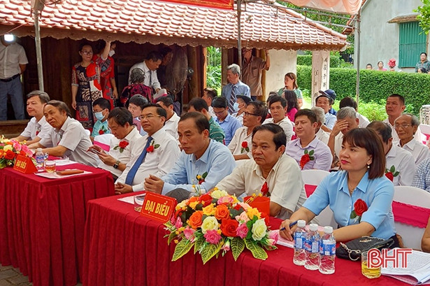 Nhà cổ gần 180 năm tuổi ở Hà Tĩnh đón nhận bằng xếp hạng di tích lịch sử - văn hóa