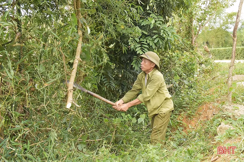 Xã biên giới Hà Tĩnh ra quân tháng cao điểm xây dựng nông thôn mới