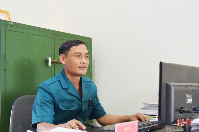 Chỉ huy trưởng quân sự xã ở Hà Tĩnh tận tụy với công việc, làm kinh tế giỏi