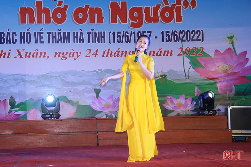Đặc sắc chương trình nghệ thuật “Hà Tĩnh ghi nhớ ơn Người”