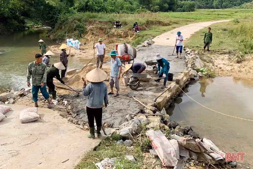 Người dân Vũ Quang tích cực hưởng ứng “100 ngày cao điểm xây dựng nông thôn mới