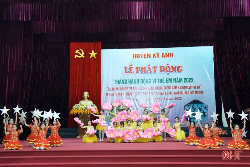 Các địa phương ở Hà Tĩnh phát động Tháng hành động vì trẻ em năm 2022