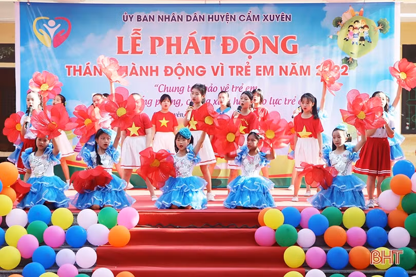 Cẩm Xuyên phát huy mọi nguồn lực để bảo vệ, chăm sóc trẻ em