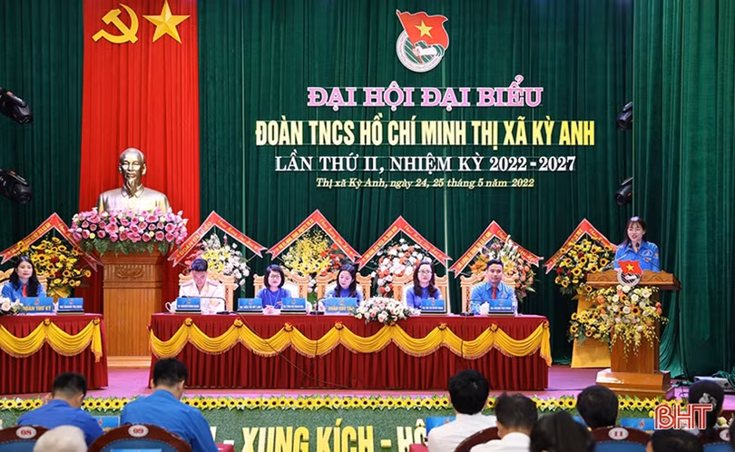 Các địa phương cấp huyện ở Hà Tĩnh đại hội Đoàn nhiệm kỳ 2022 - 2027