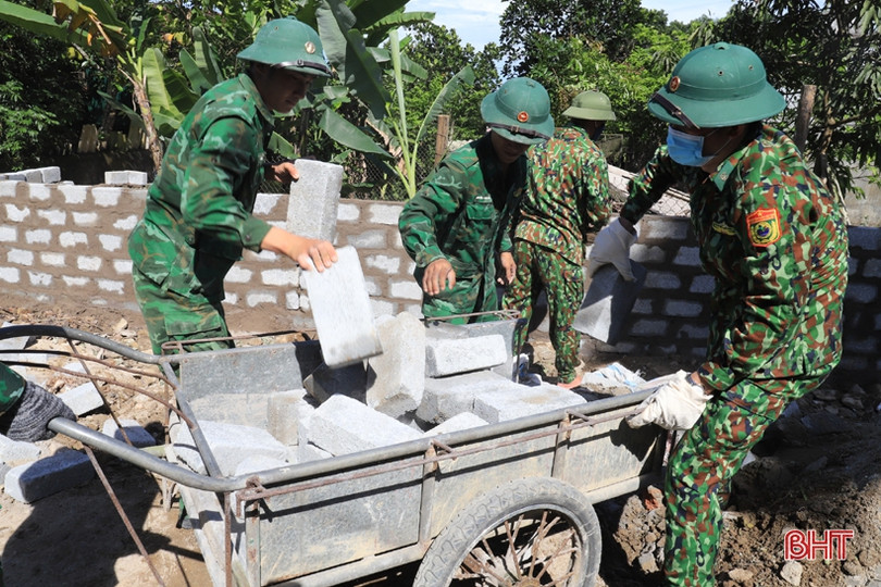 28 hộ dân ở Nghi Xuân hiến 740 m<sup>2</sup> đất mở rộng đường giao thông