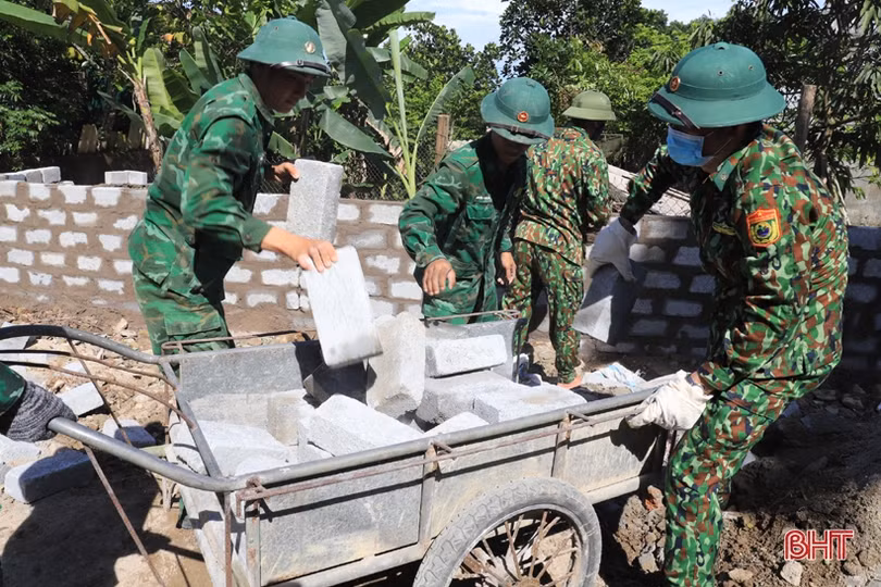 28 hộ dân ở Nghi Xuân hiến 740 m<sup>2</sup> đất mở rộng đường giao thông