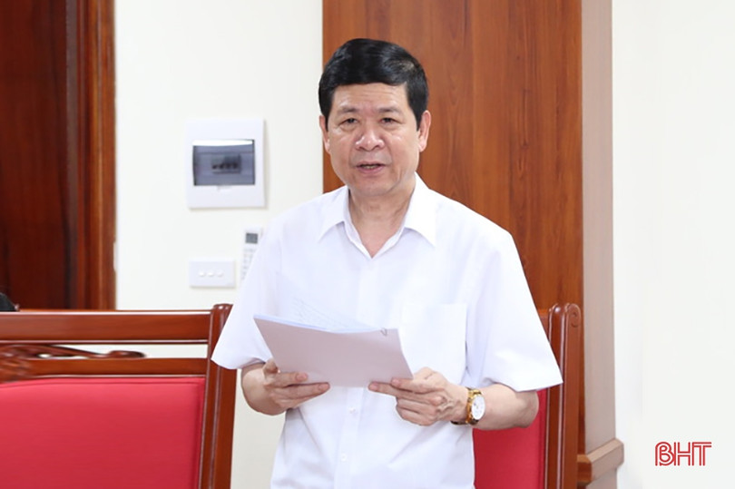 Kiểm tra công tác nội chính, cải cách tư pháp và phòng, chống tham nhũng tại Công an tỉnh Hà Tĩnh