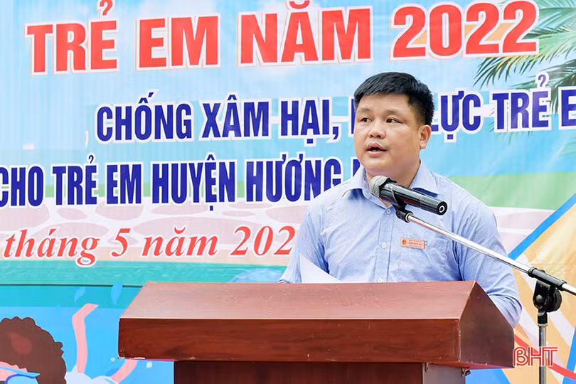 Hương Khê phát động Tháng hành động vì trẻ em năm 2022